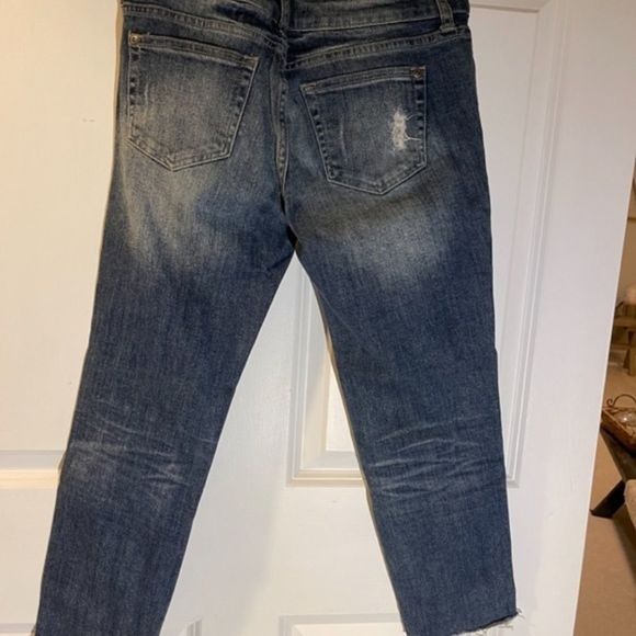 Forever 21 Distressed Ripped Denim Jeans Size 3 - Picture 5 of 5